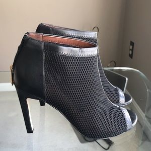 Colehaan peep toe bootie.